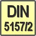 Piktogram - Typ DIN: DIN 5157/2
